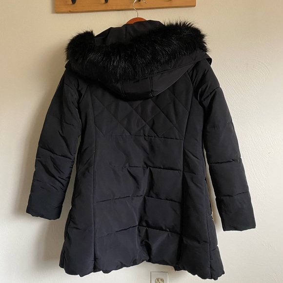 ***SOLD***Zara puffer black with gold buckle - Picture 3 of 5